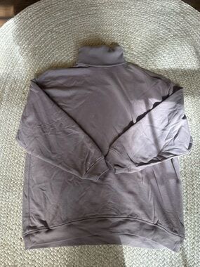 American Eagle Outfitters Women's Turtleneck Sweatshirt - Mauve oversized